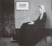 James Mcneill Whistler Arrangement in Grau  und Schwarz oil painting reproduction
